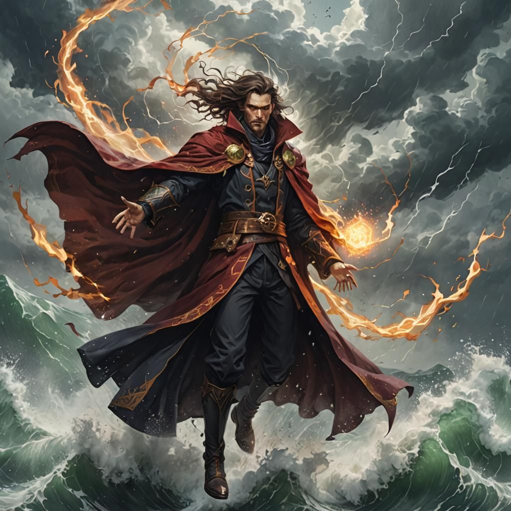 Warlock Commands Fire and Water