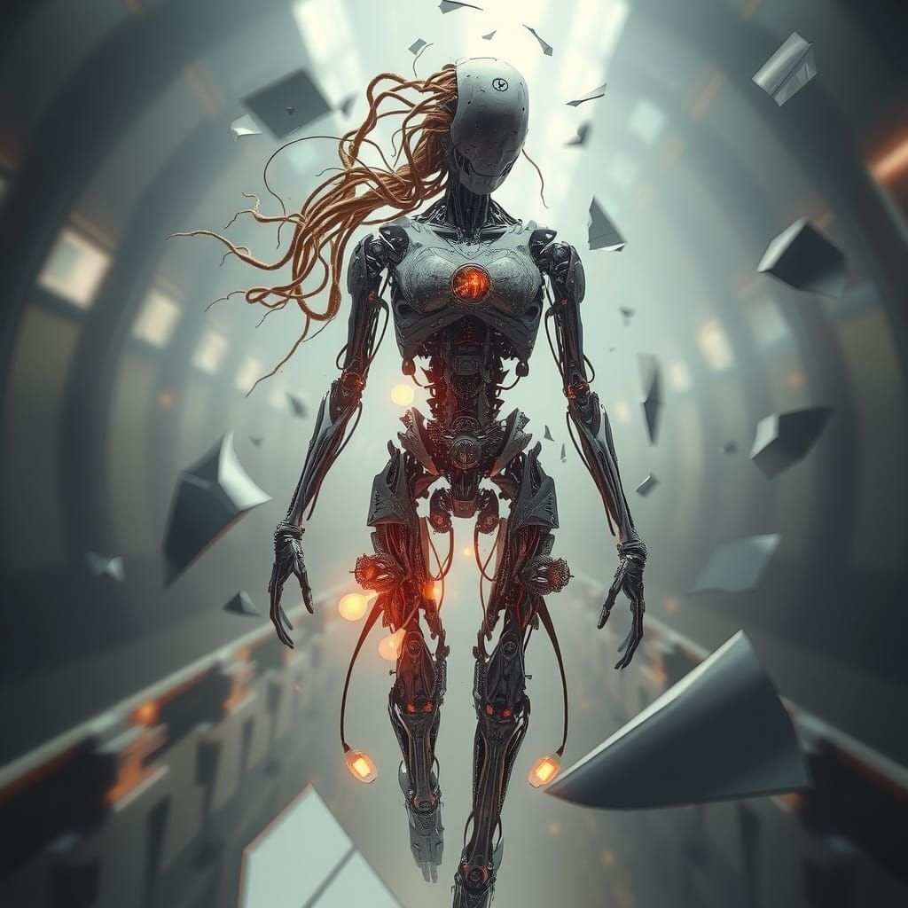 spectral robotic humanoid ai form