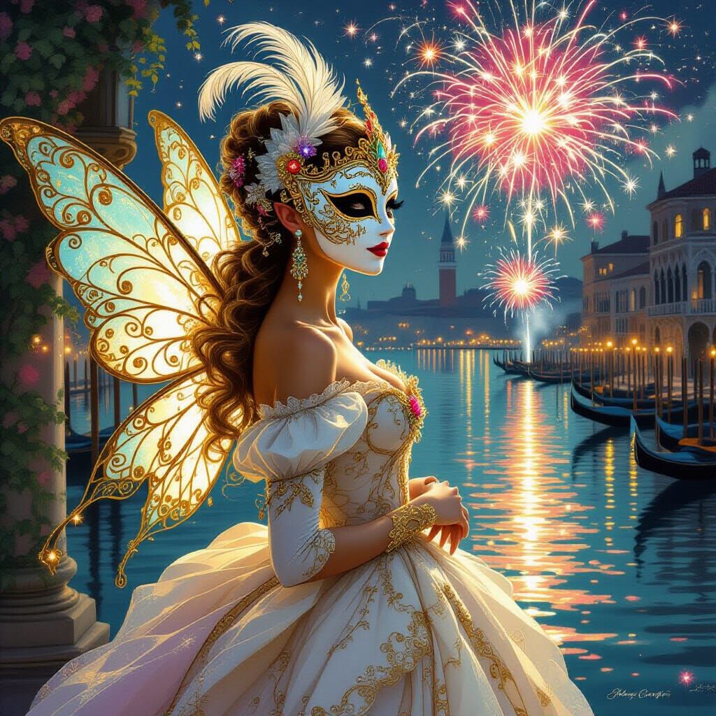 Venetian Fairy at Mystical Festival