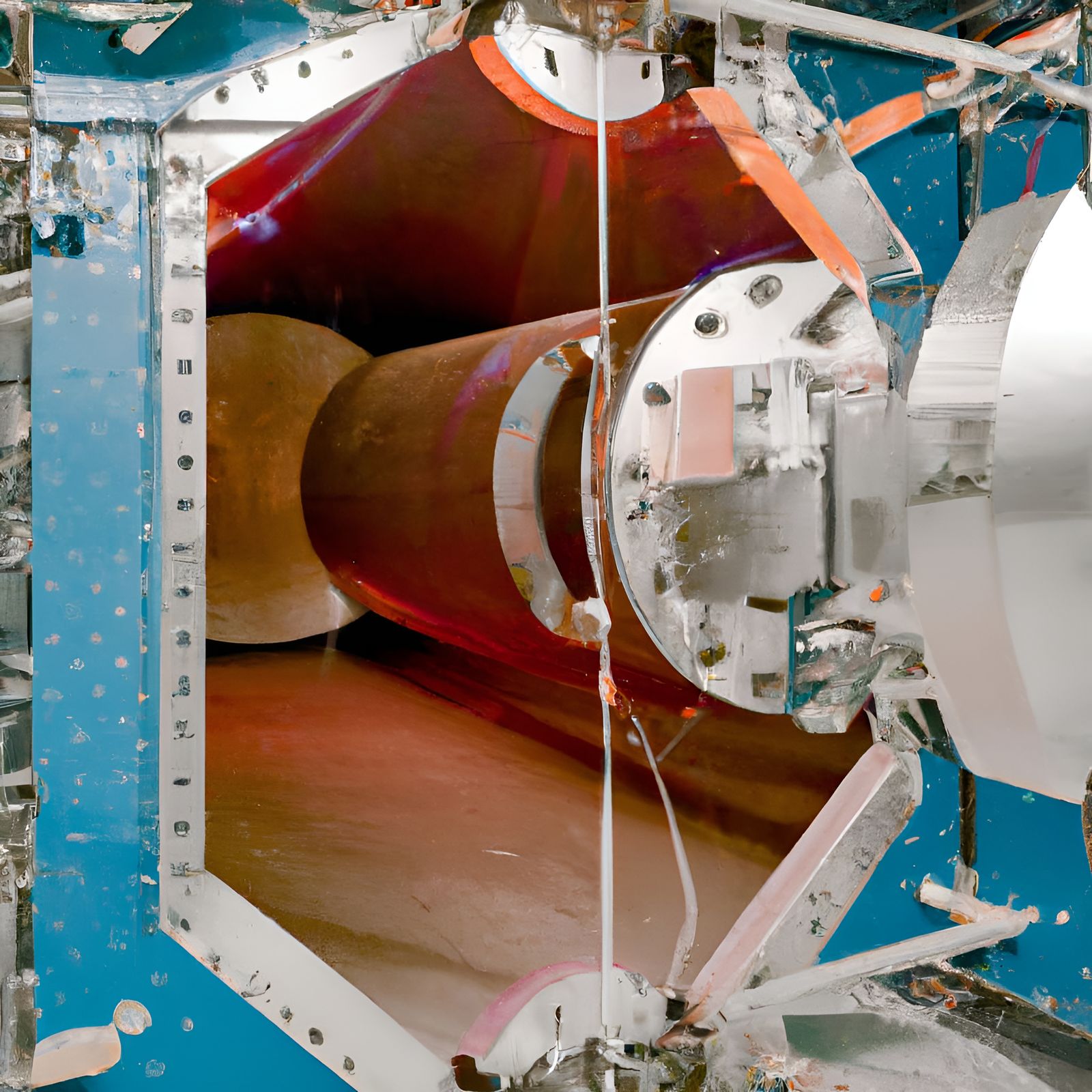 Molecular-Beam Epitaxy Machine in Anechoic Chamber