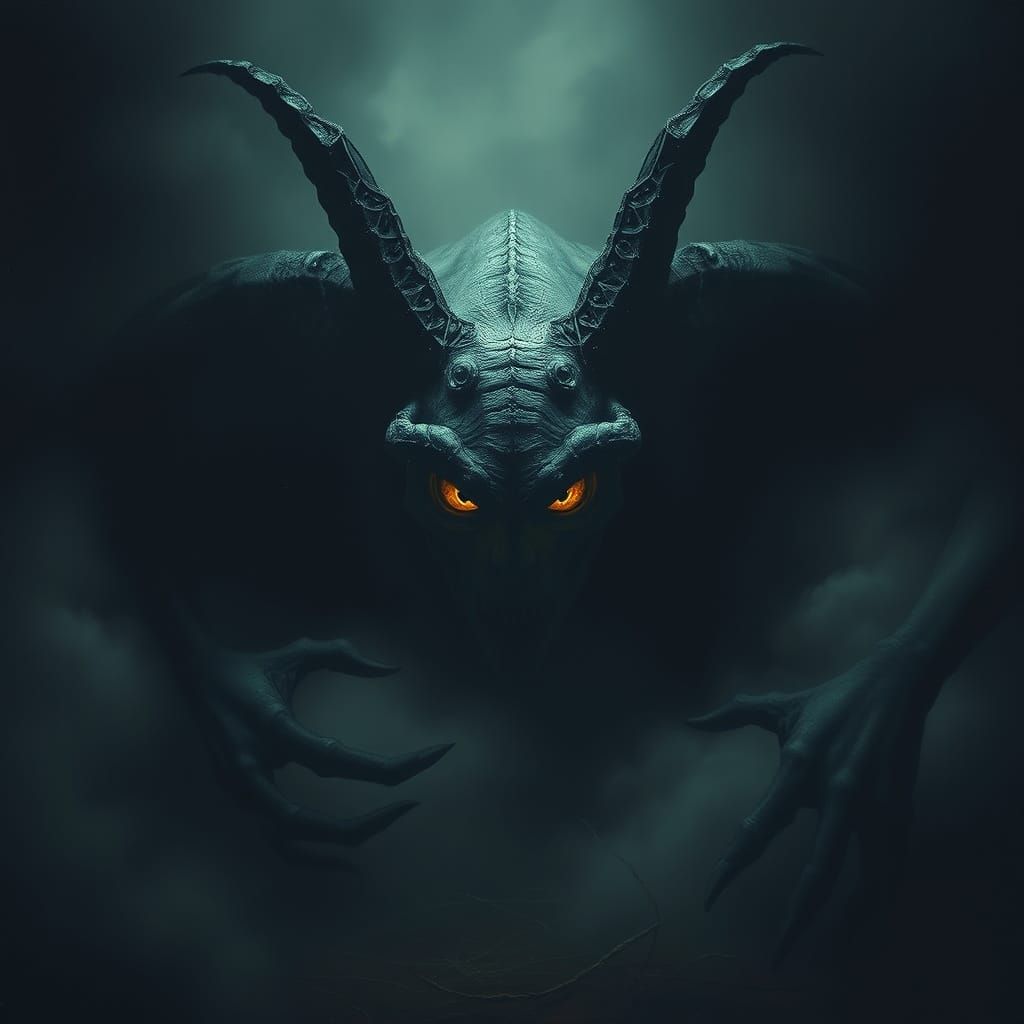 Dark, Muted Landscape in the Style of Surrealist Horror