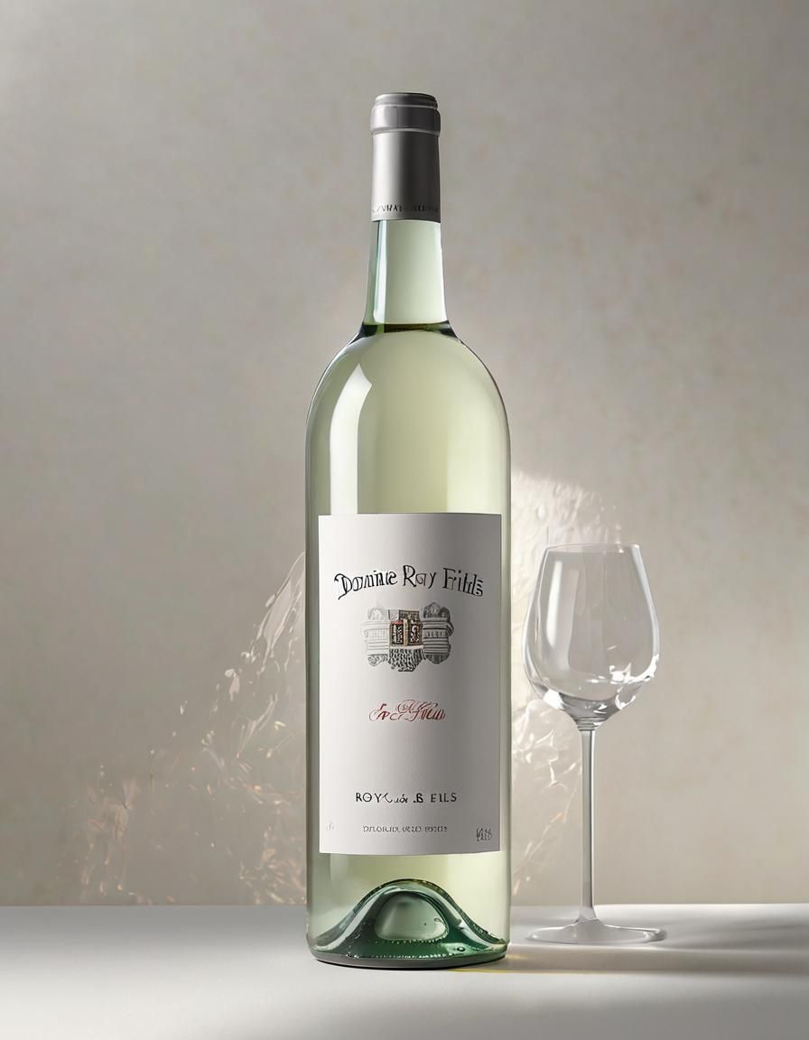 Domaine Roy & Fils Wine Bottle: Product Photography