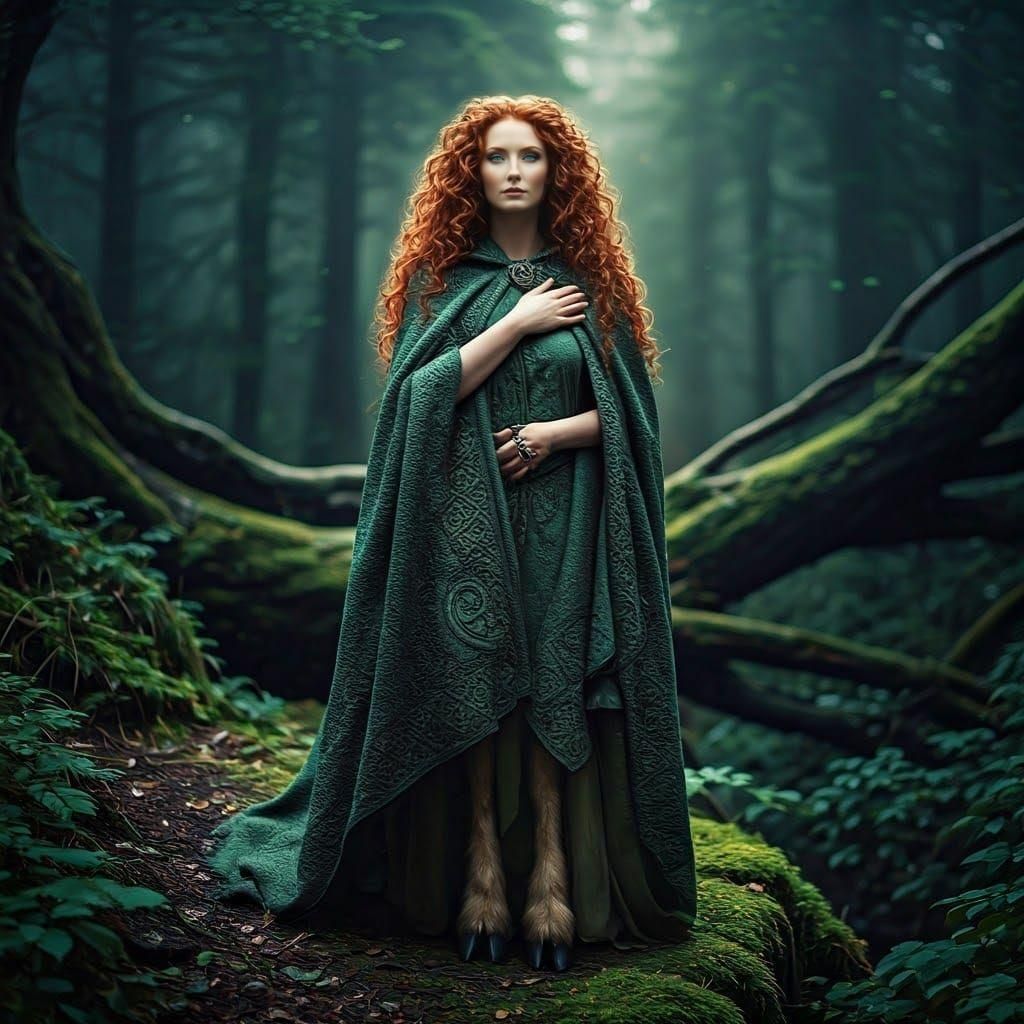 Glaistig, half-goat and half-woman