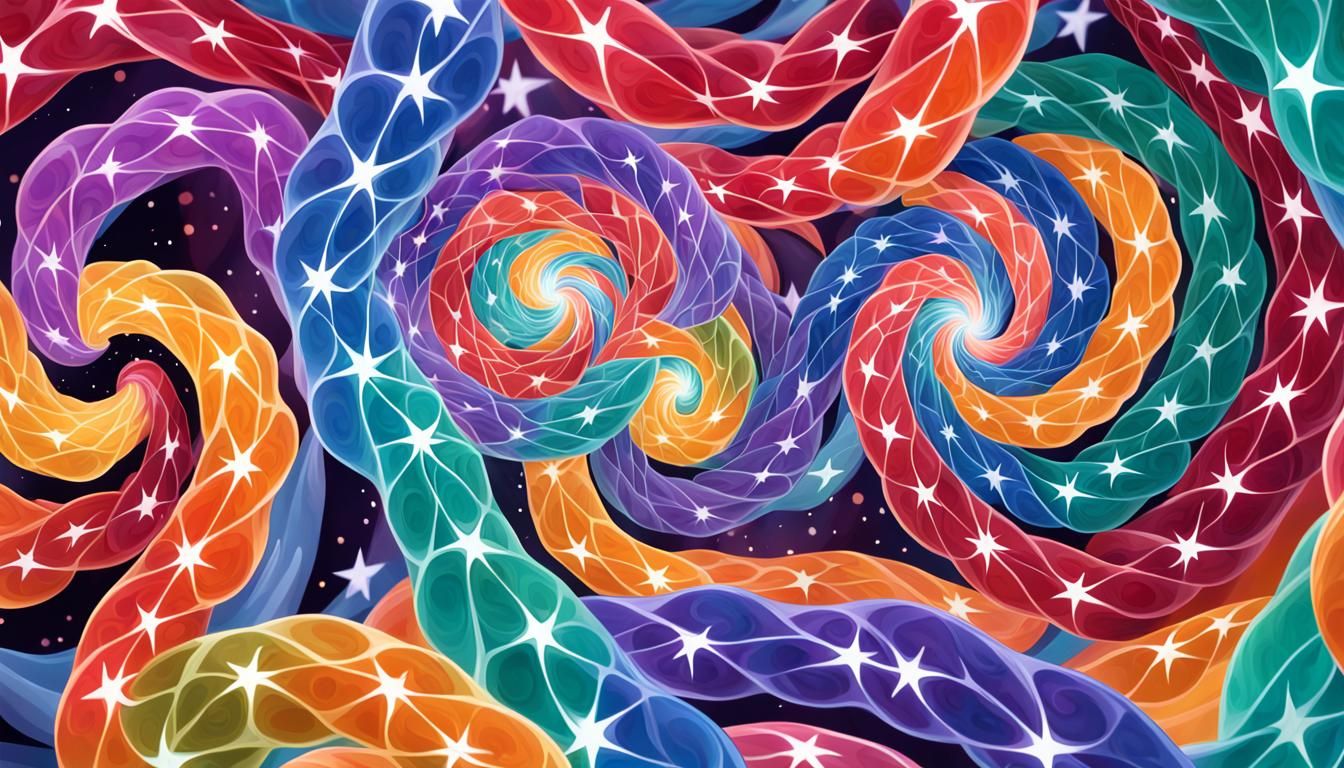 Swirling Jelly Stars in a Tornado Maelstrom