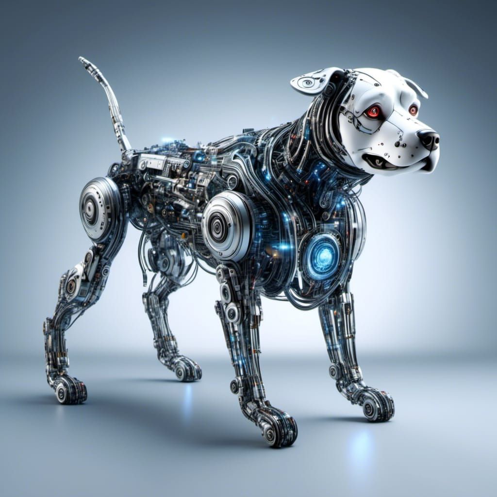 Bionic Robotic Dog in Nanorobot Style