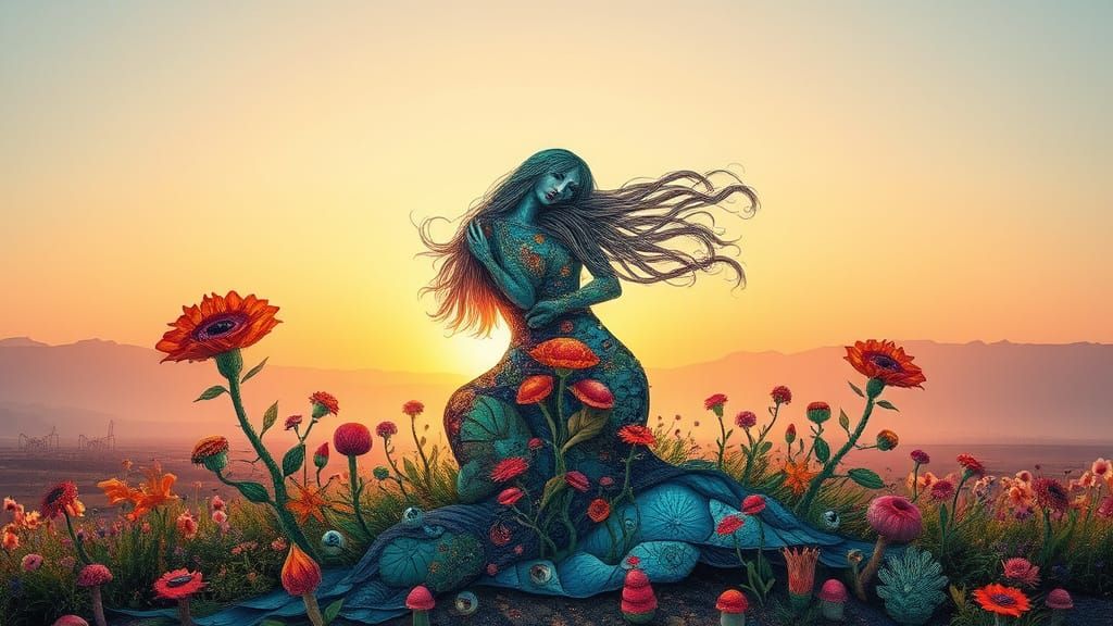 Ethereal Dreamscapes: Vibrant, Multi-Layered Fantasy Worlds