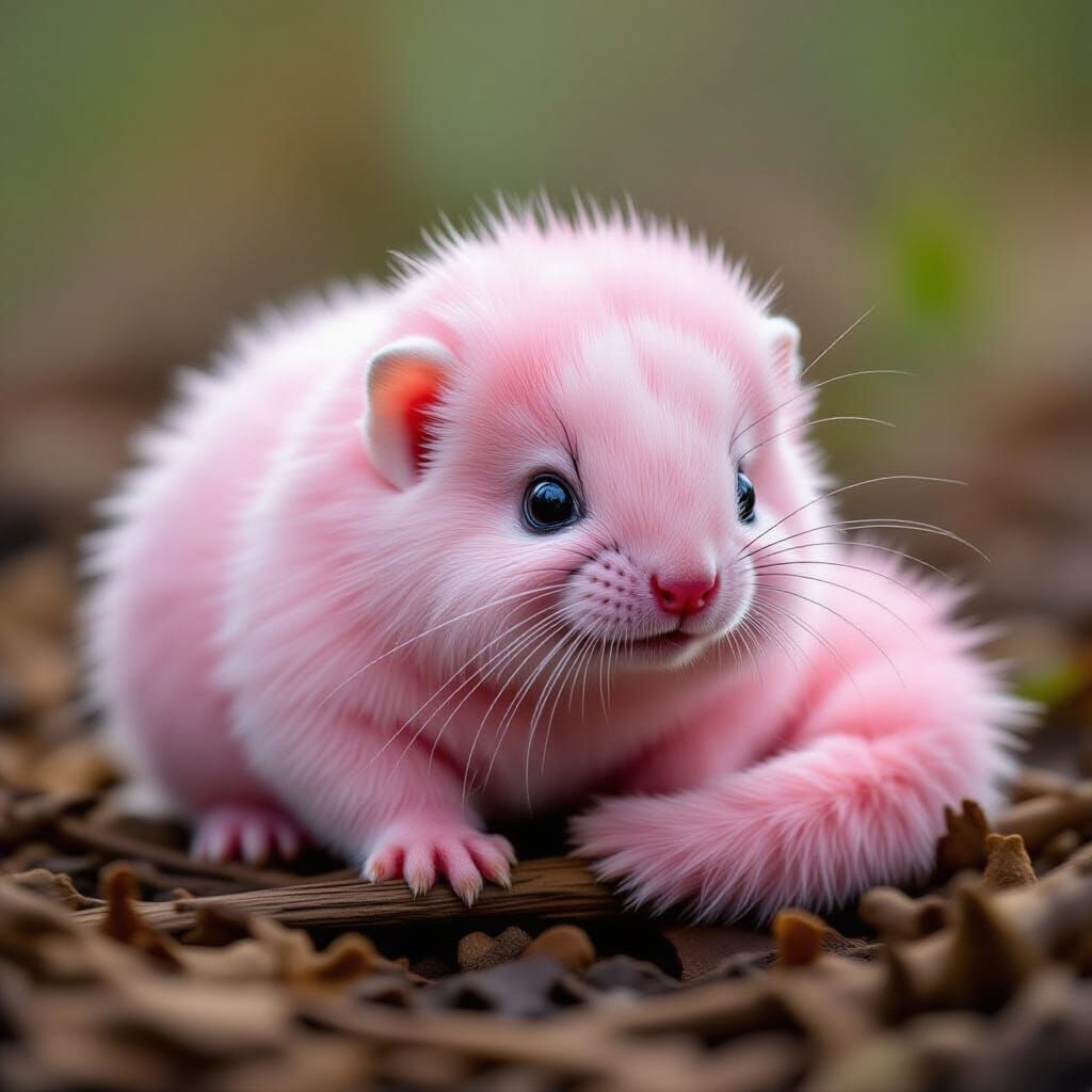 Stunning Wildlife Photography of an Unknown Pink Creature