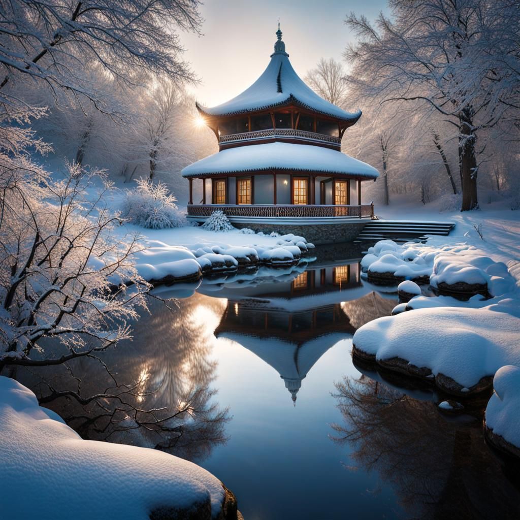 Hyperrealistic Garden Photograph with Intricate Details