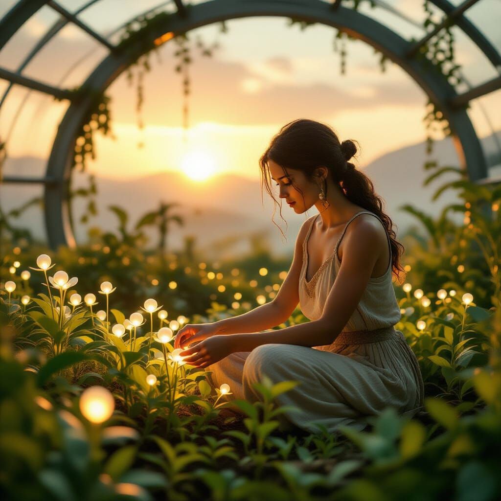 Overgrown Biodome on Terraformed Moon in 2150