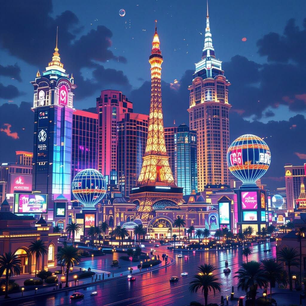 Fantastical DND City Inspired by Las Vegas