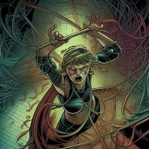 Dynamic Comic Book Art in Mark Brooks Style