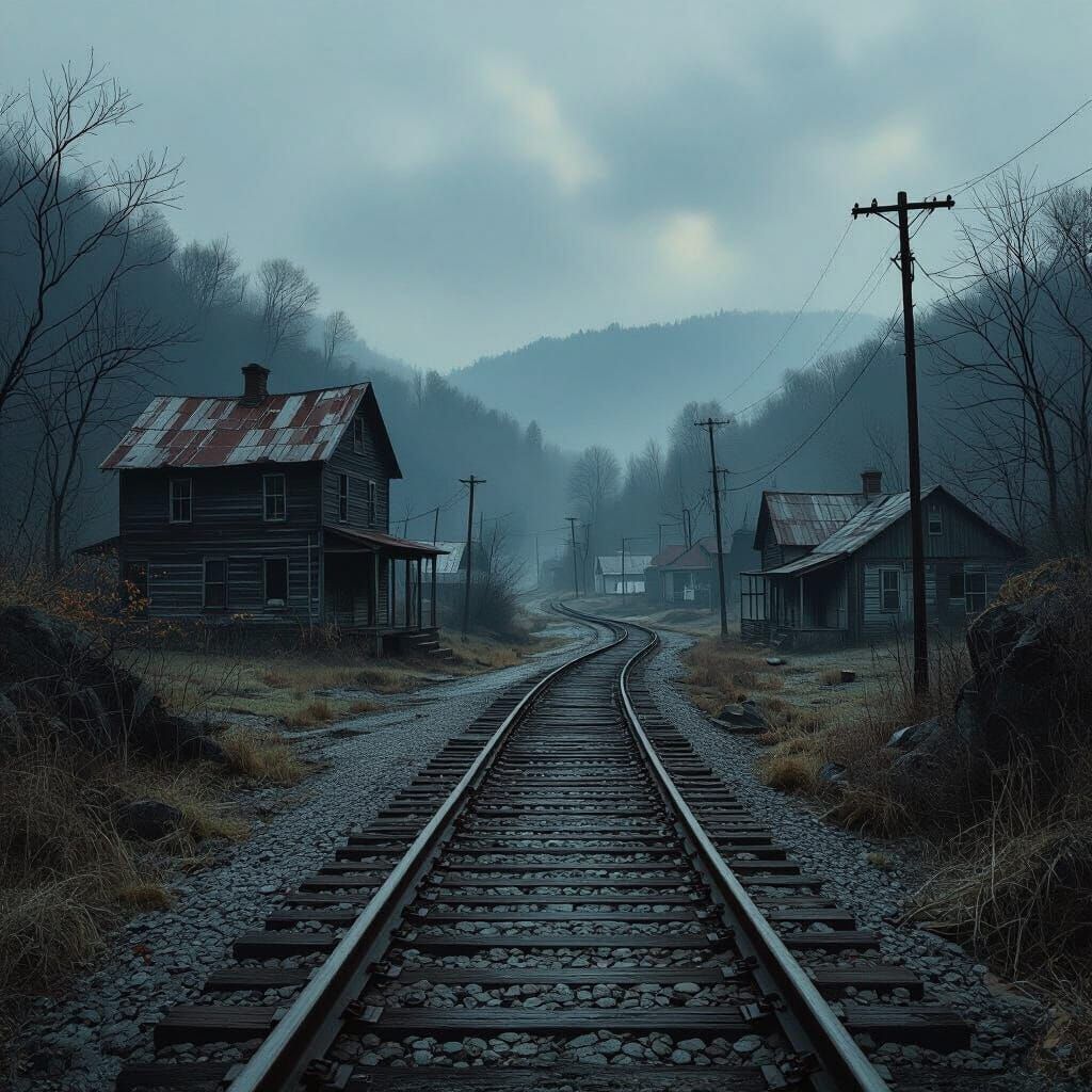 Abandoned Town in West Virginia: A Rural Landscape