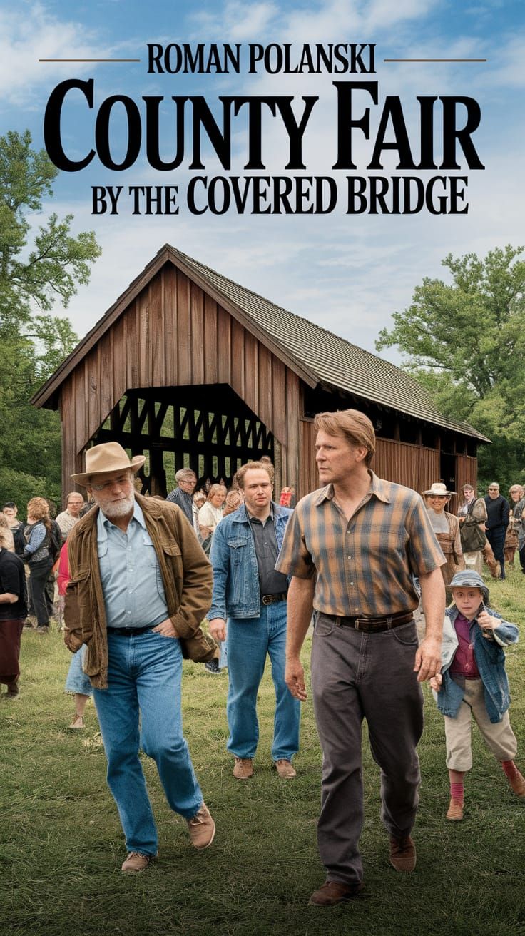 Vintage Movie Poster: County Fair by Covered Bridge
