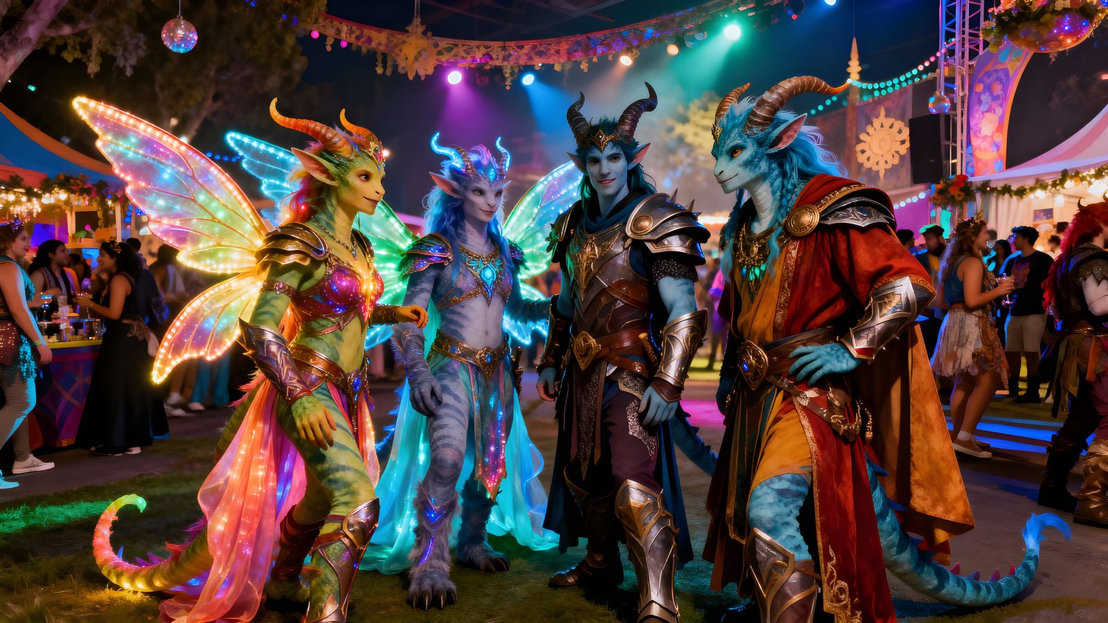 Magical Creatures at Eclectic Fantasy Event