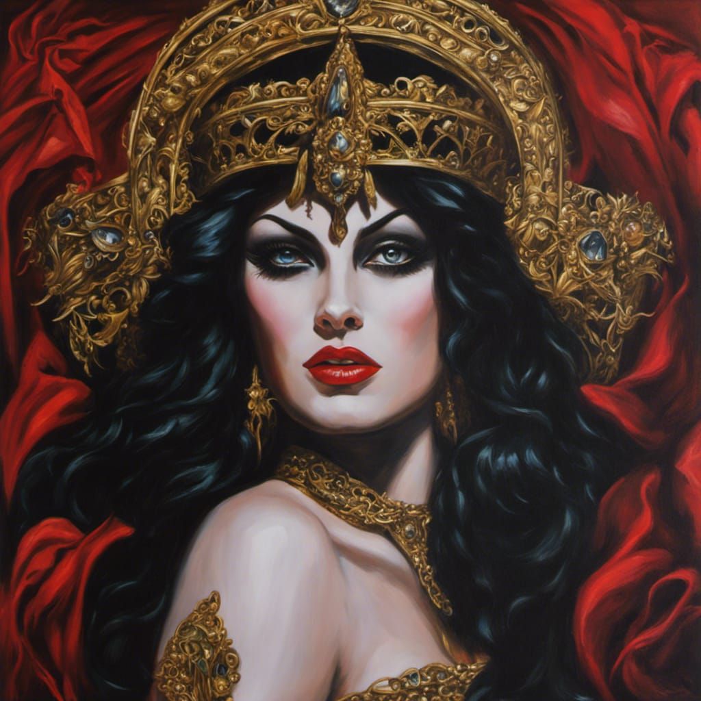 Jezebel Temptress in Heavy Metal Style