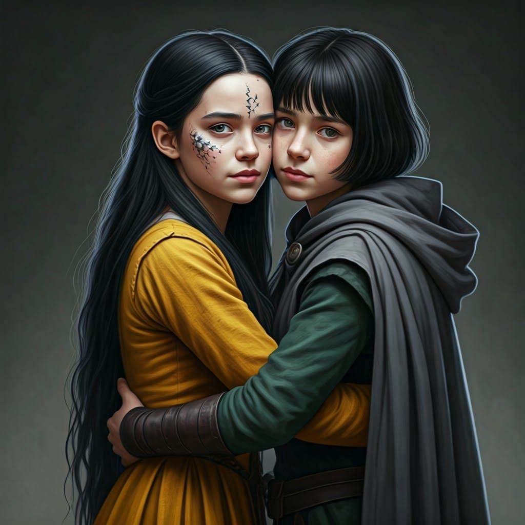 Medieval Friendship in a Tender Embrace