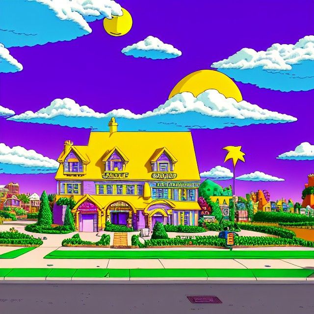 Springfield as a Surreal Plastic Sculpture