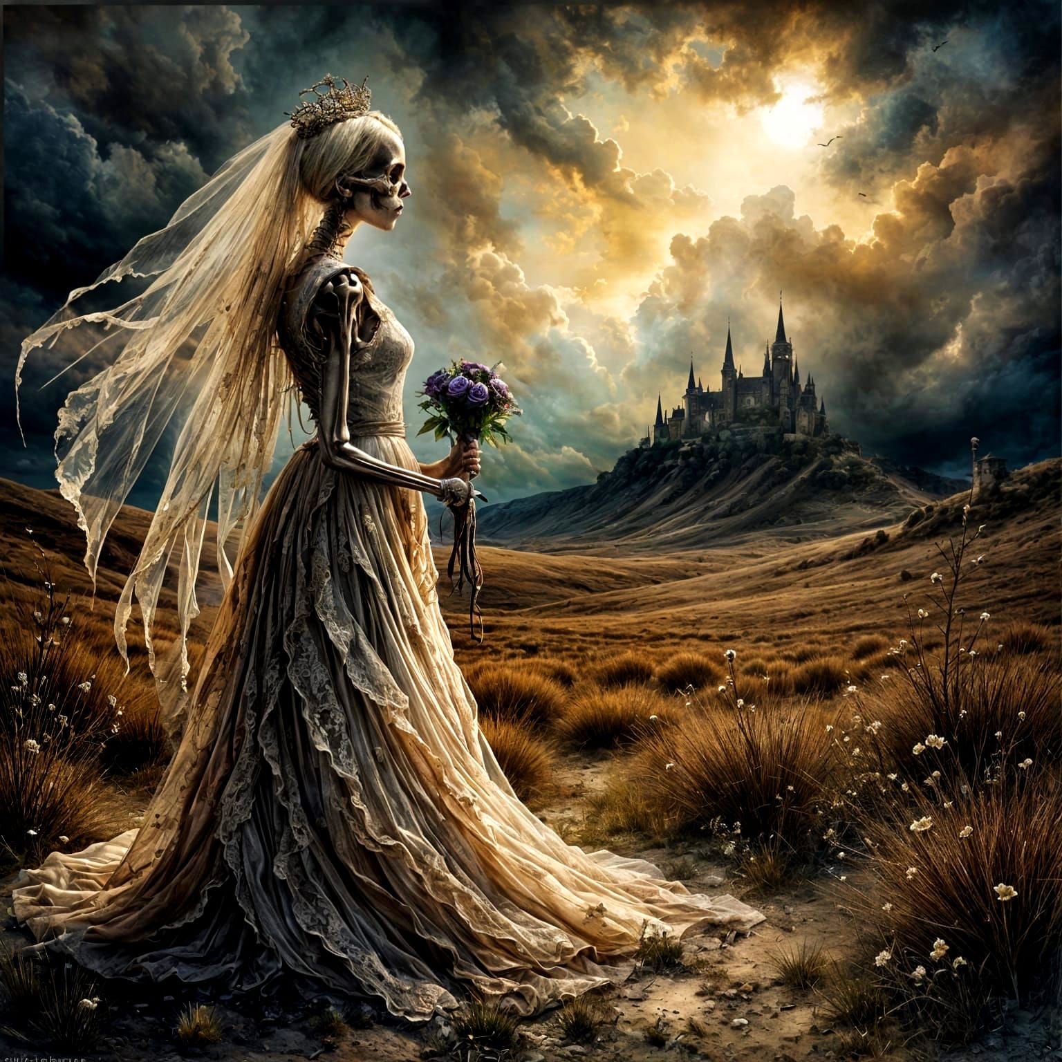 What a beautiful bride!