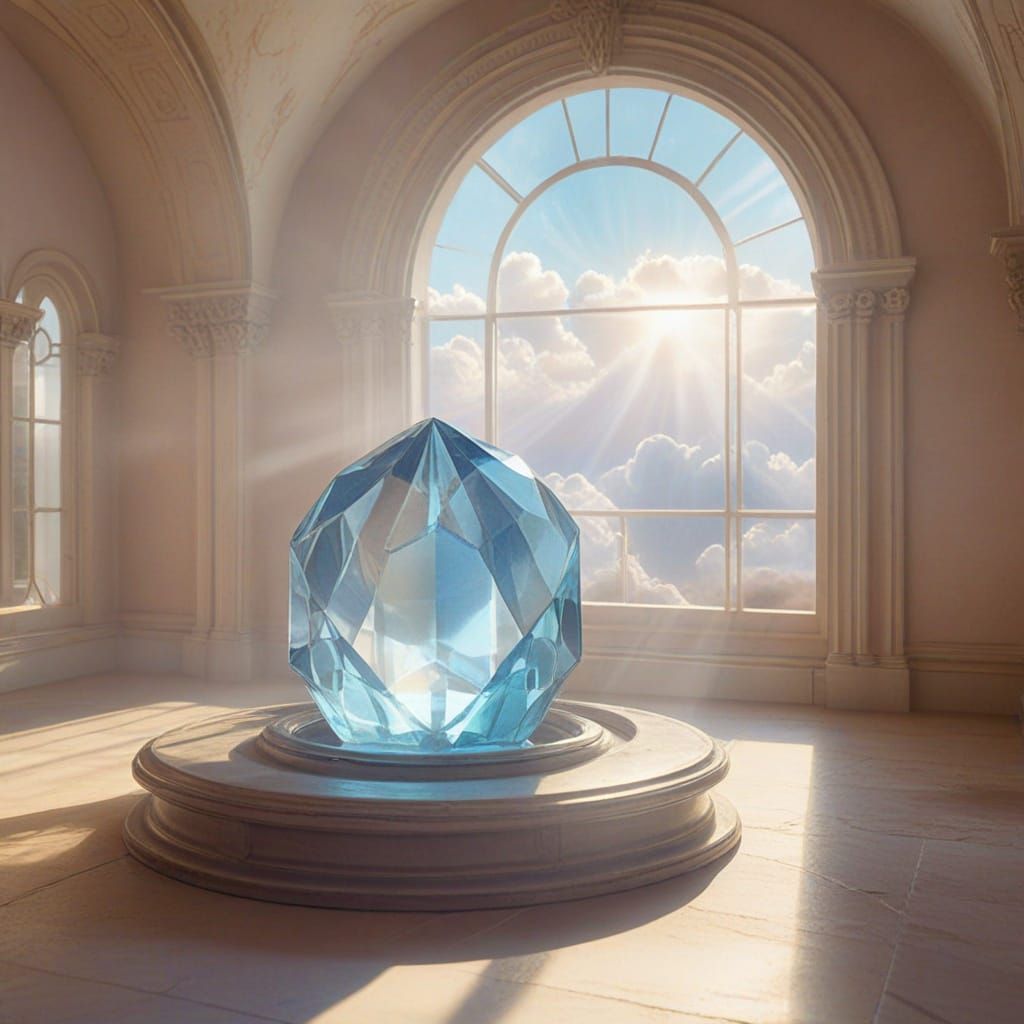Surreal Sapphire Jewel in Divine Dome Room
