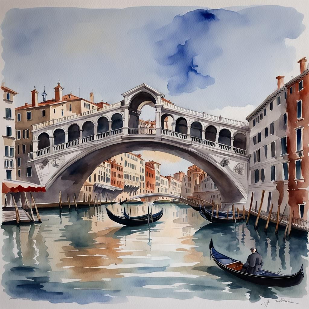 Le pont du RIALTO Venise