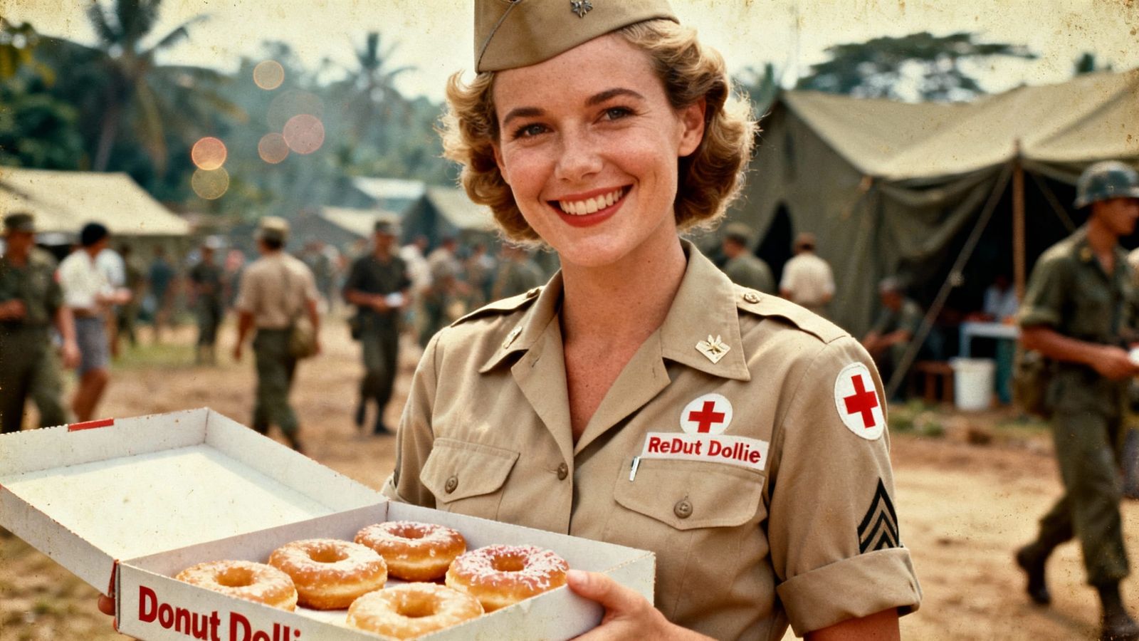 Donut Dollie Diane Johnson Tucker in Vietnam Vintage Portrai...