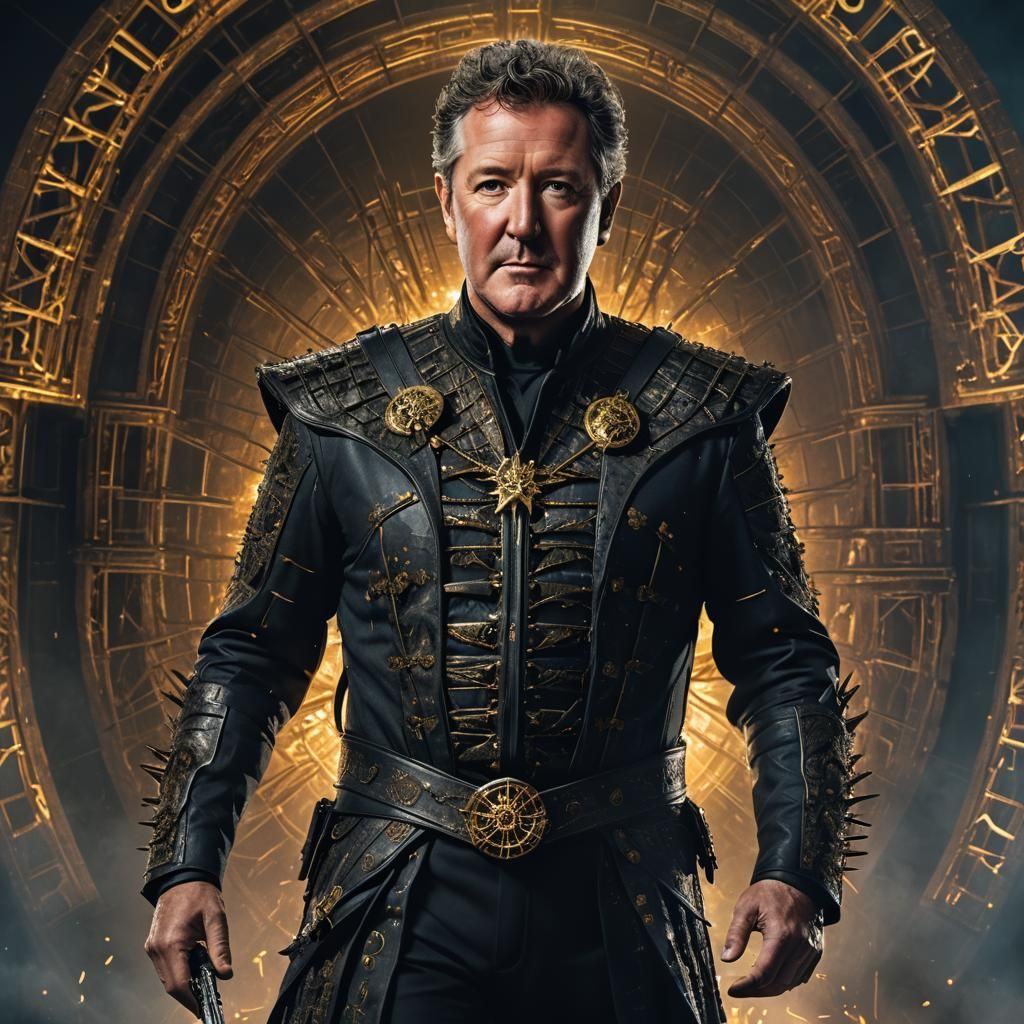 Piers Morgan as Hellraiser: Detailed Matte Painting