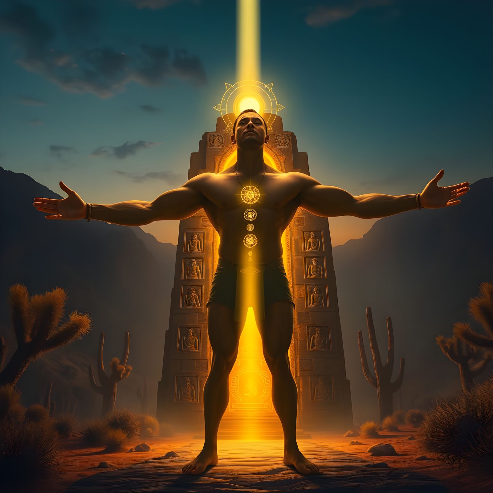 Mystical Man Reveals Inner Temple