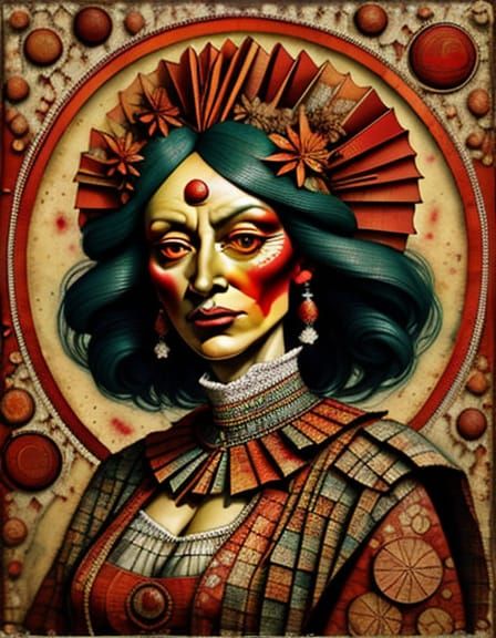 woman in layered dress