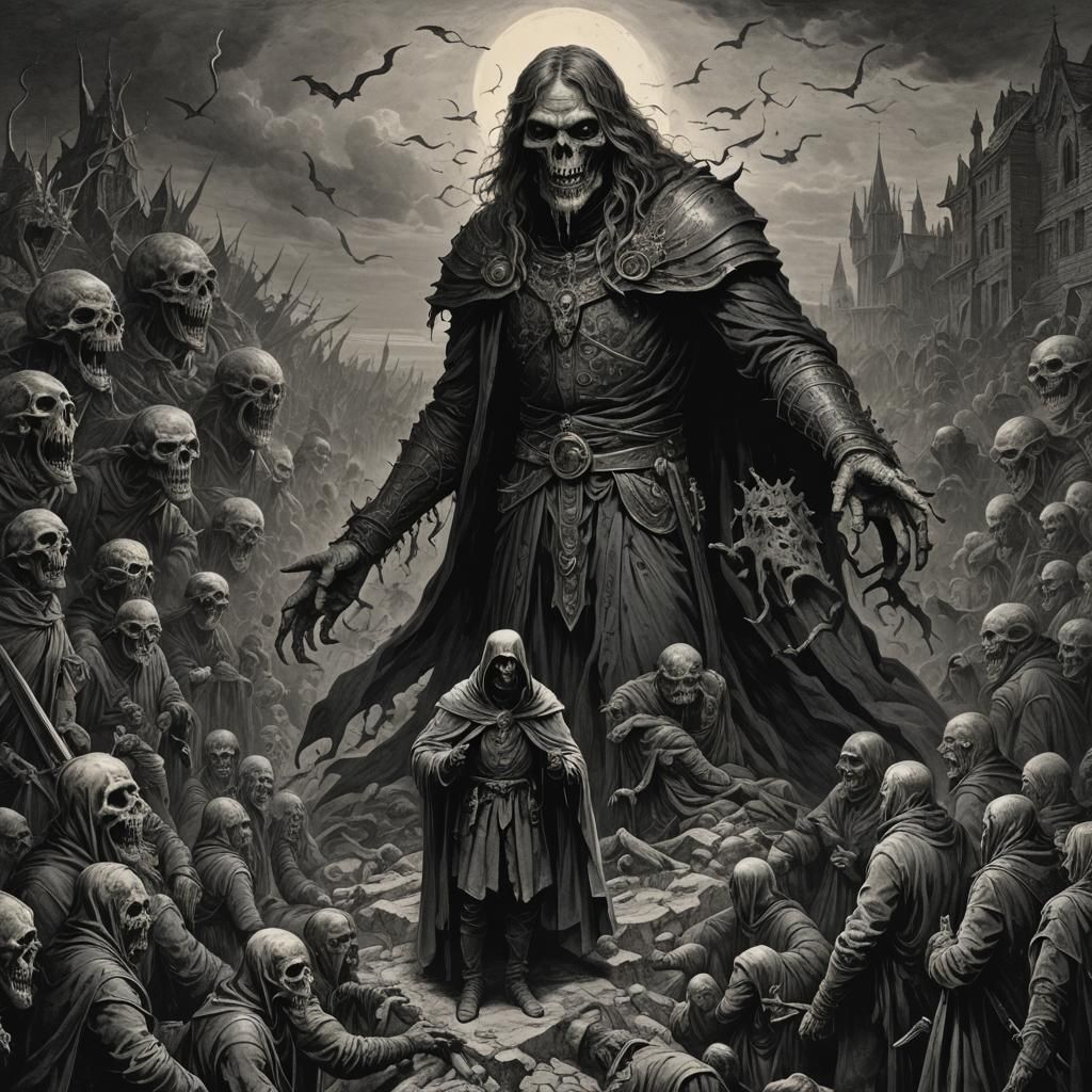 Eerie Alternate World, Dark Fantasy Illustration