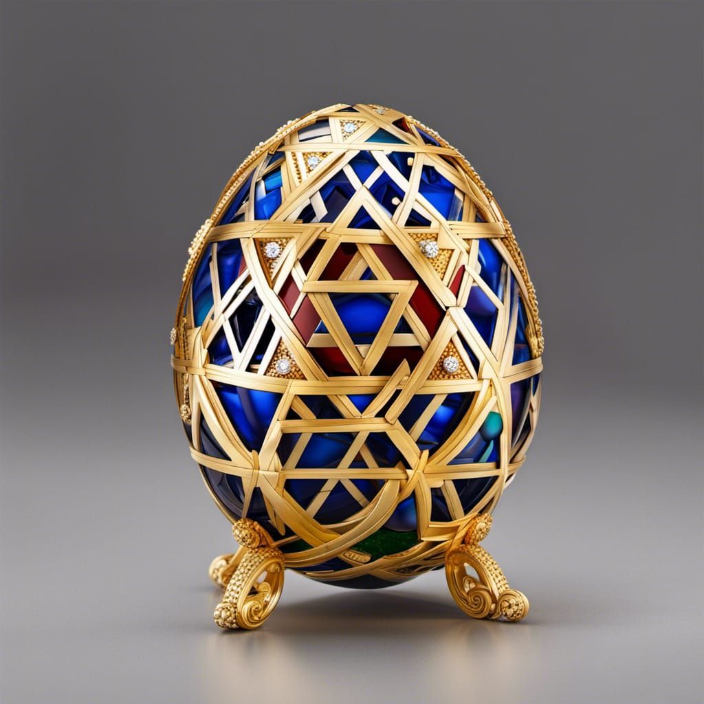 Star of David Fabergé Egg