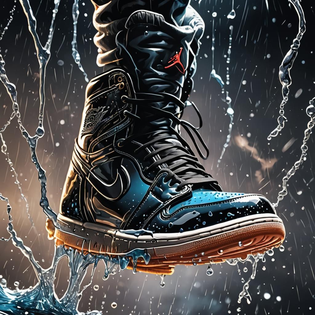 Air Jordan 1 Dripping in Space, Comic Book Art
