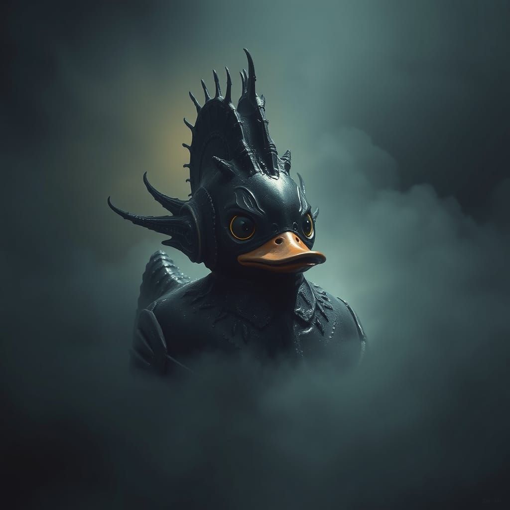 Horrific Alien Queen Rides a Rubber Duck in a Haunting Vesse...