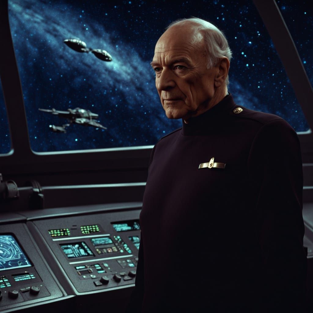 Epic Star Trek Film Still in Cinematic Style