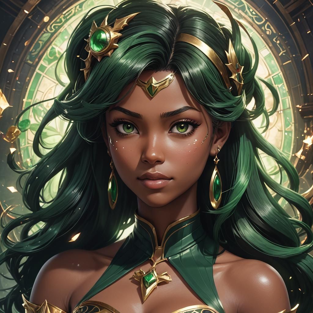 Enchanted Obsidian Sailor Jupiter Portrait