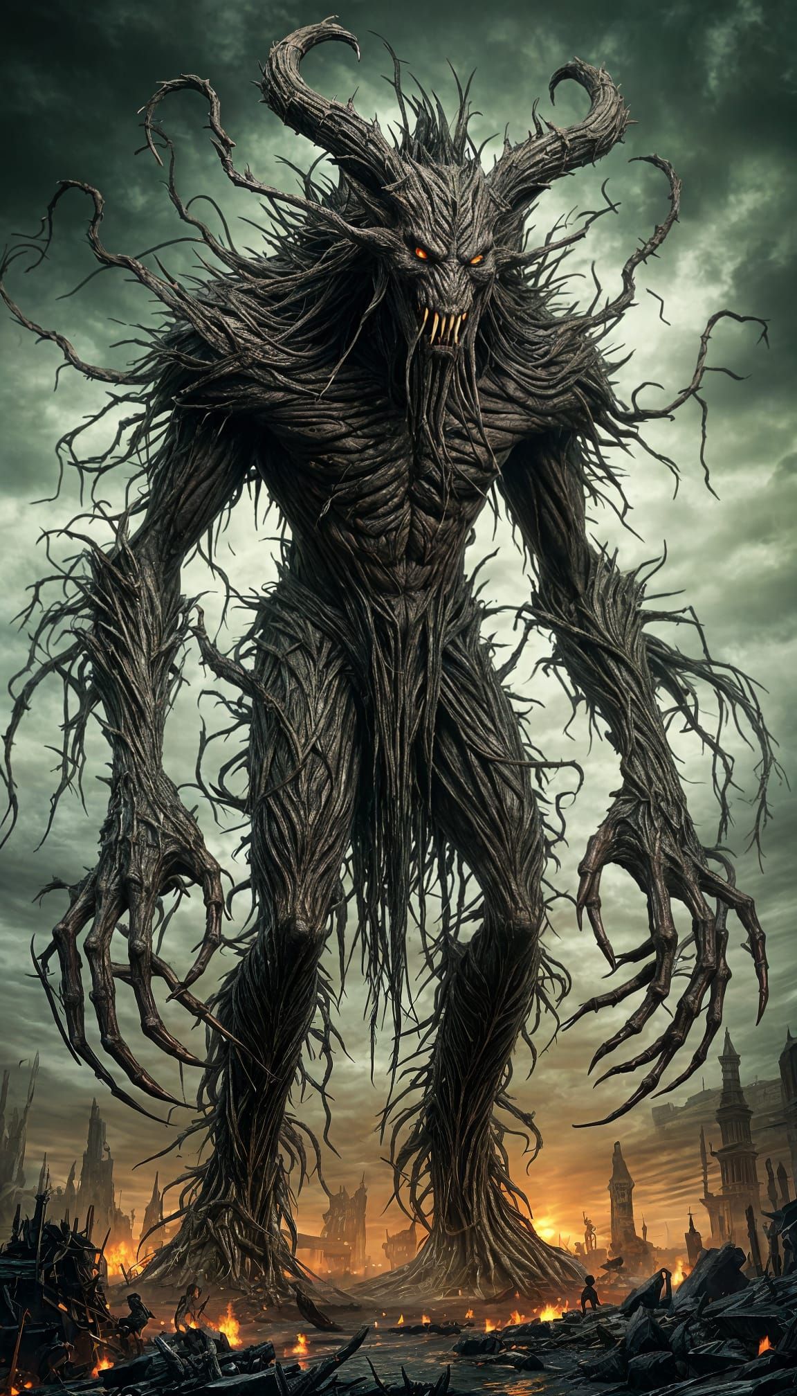 Horrific Grendel Inspired by Norse Mythology