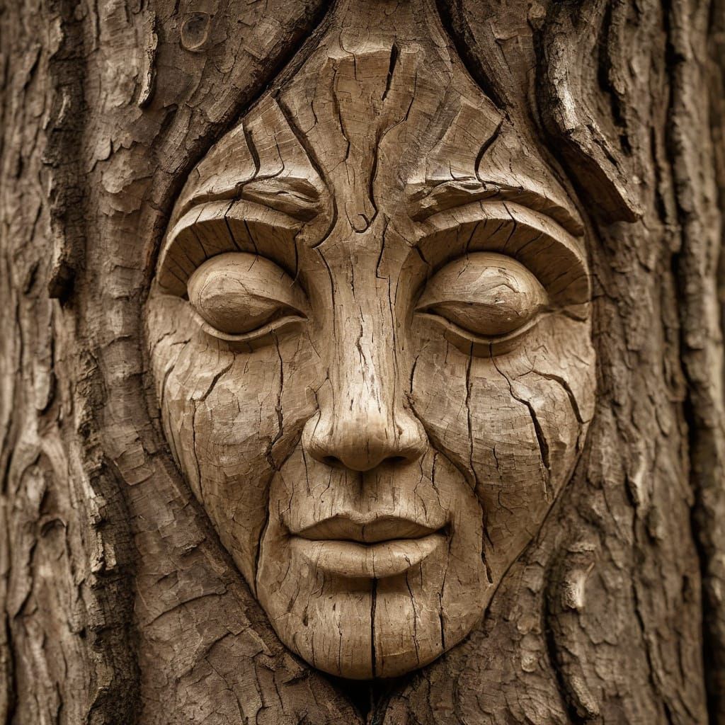 Nature's Artistry in Tree Bark