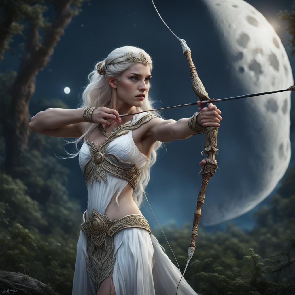 Goddess Diana: Huntress of Nature and Wildlife