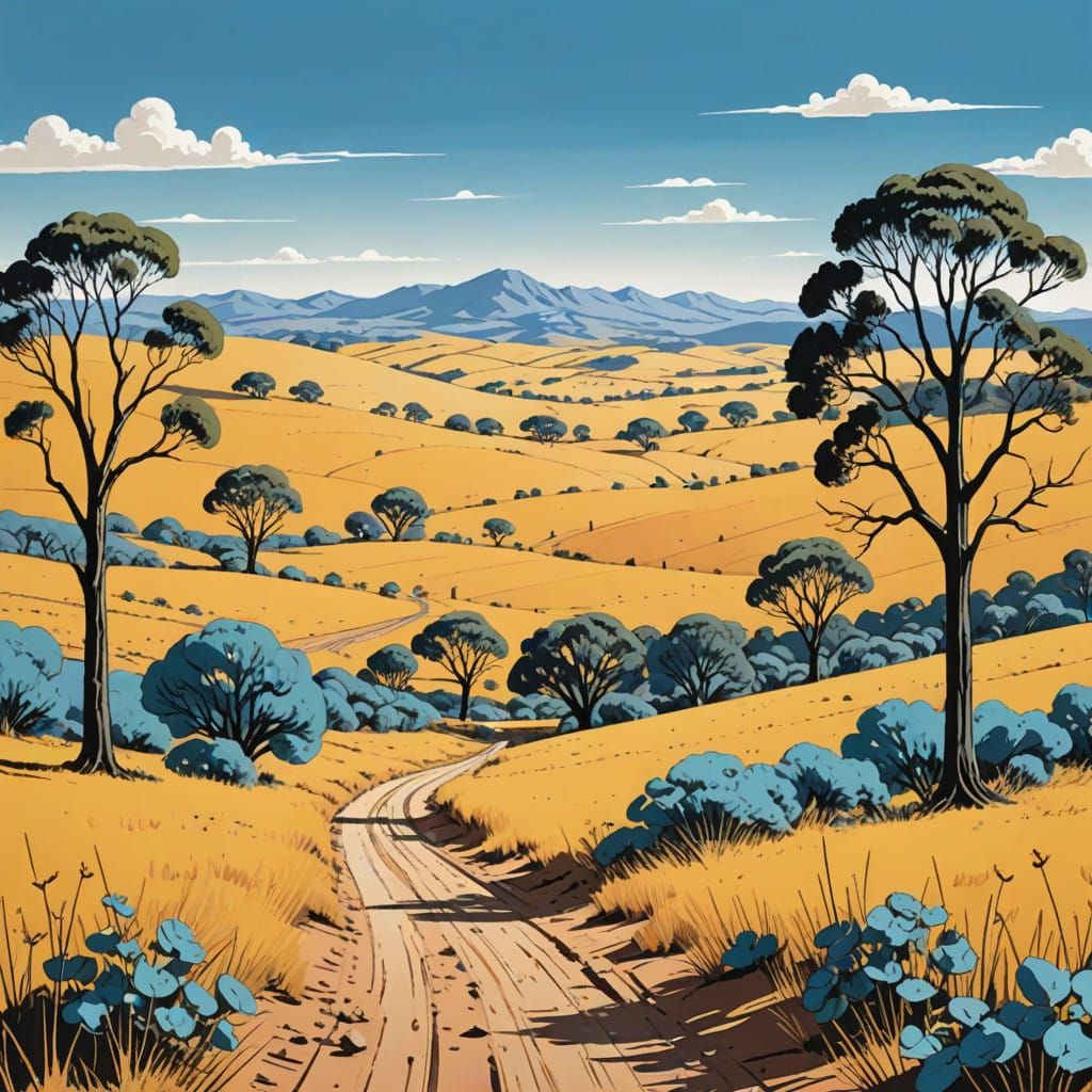 Golden Fields of Western New South Wales