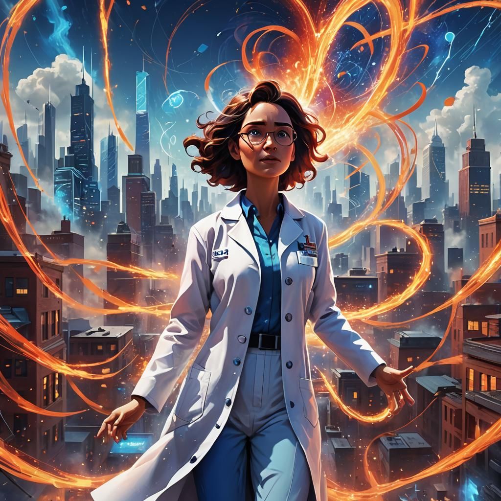 Quantum Alchemist: Pixar-Style Digital Art