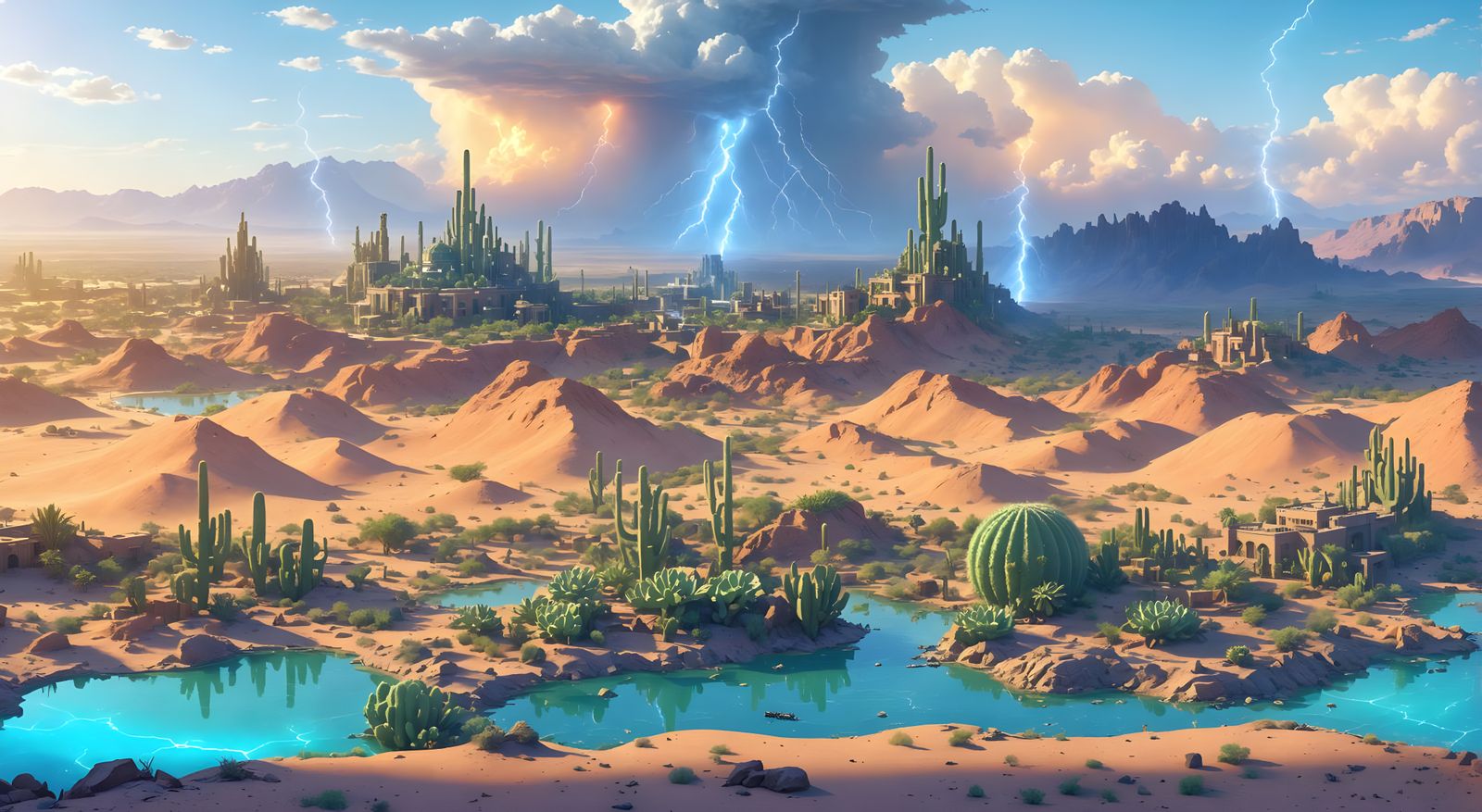 Magical Desert Kingdom: Dieselpunk Meets Victorian Art