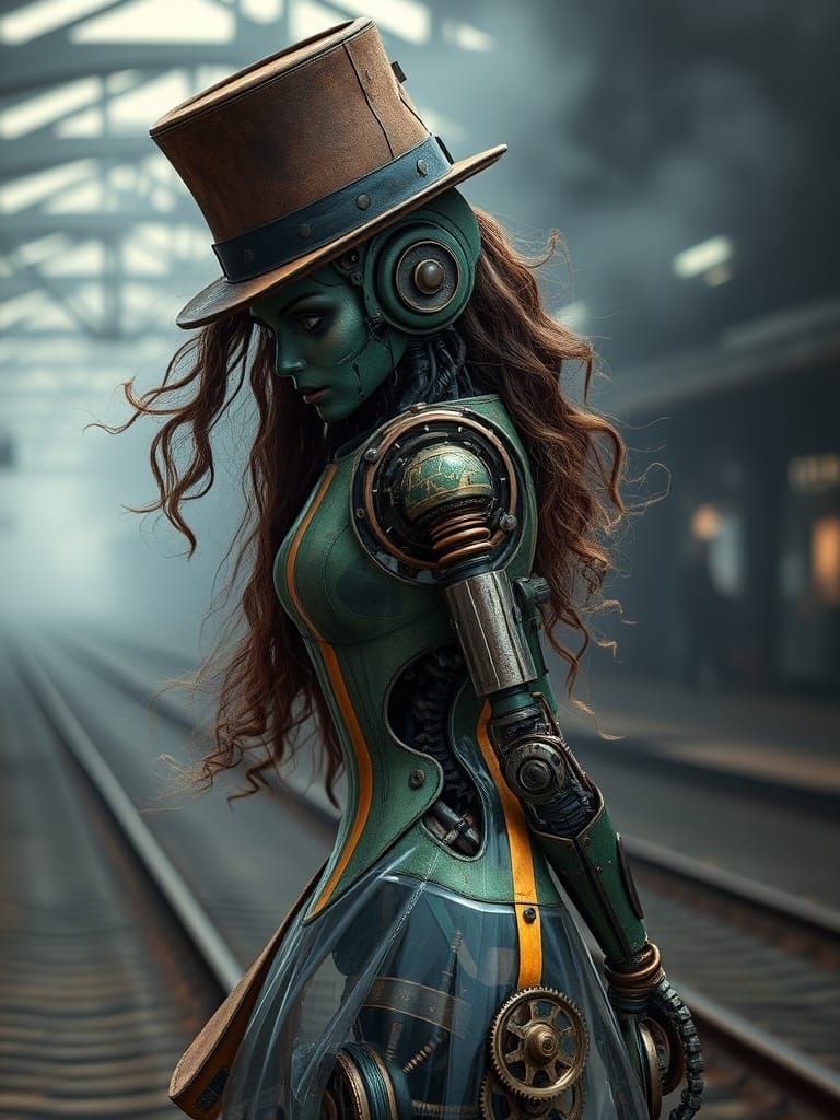 Gothic Steampunk Mecha Maiden