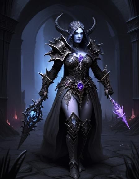 Epic Fantasy Necromancer Masterpiece