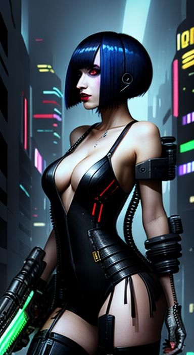 Cyberpunk Flapper Massurrealism: A Grimdark Vision