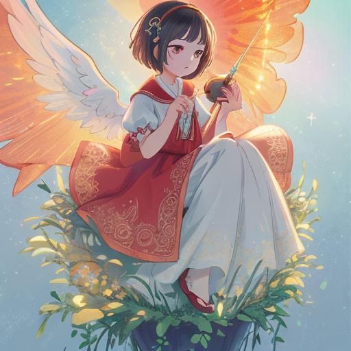 Divine Feminine Personification as 3D Digital Art