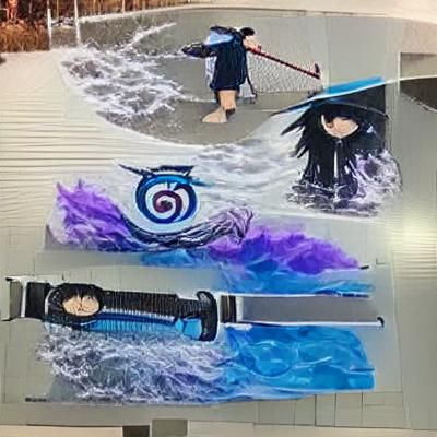 Anime Battle: Ice Sword vs. Rinnegan Sharingan