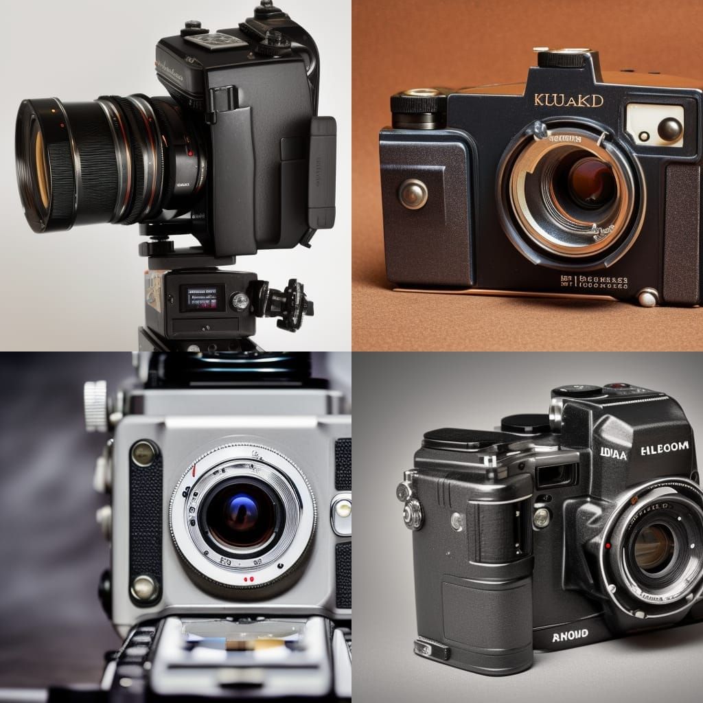 Humanoid Film Camera, Hyperdetailed Concept Art