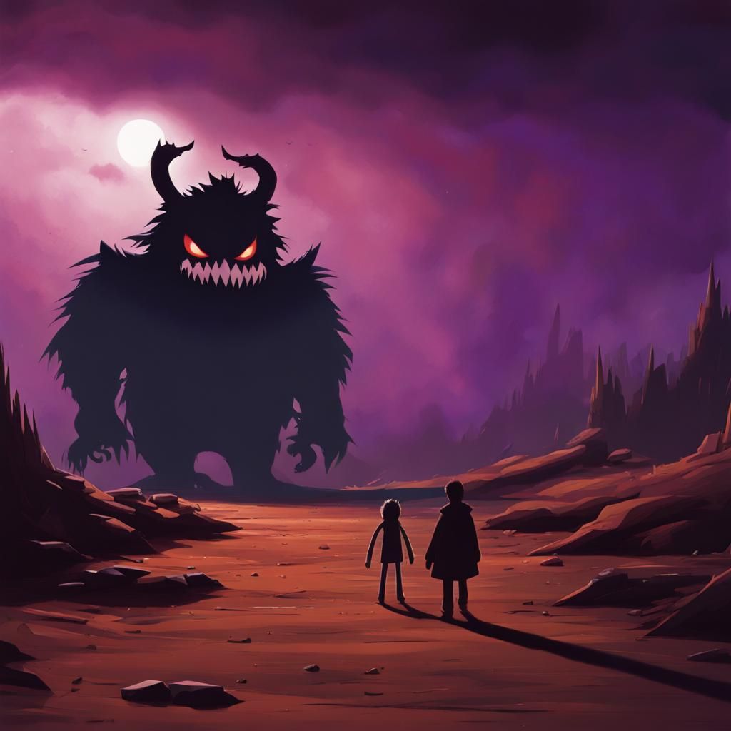 Shadow Monster Generated by AI