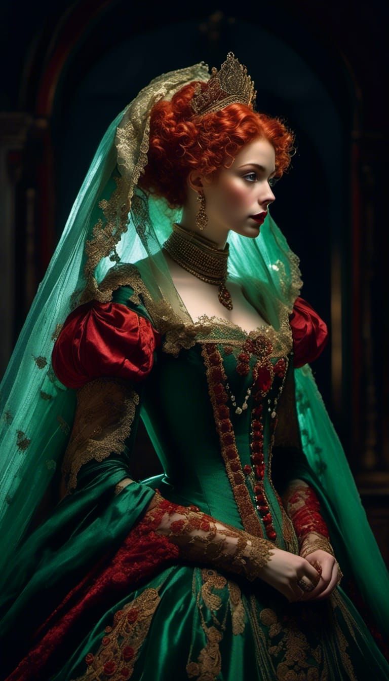 Bride of Dracula in Victorian Style