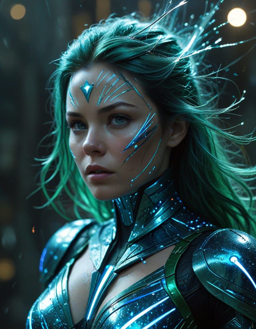 Polaris, Mistress of Magnetism, Powers Displayed as Comic Ar...