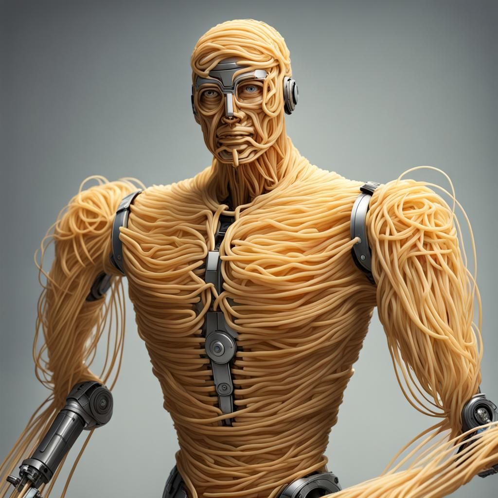 Spaghetti Cyborg Robot: An Unusual Creation